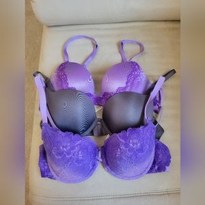 Lot of three 34B bras
